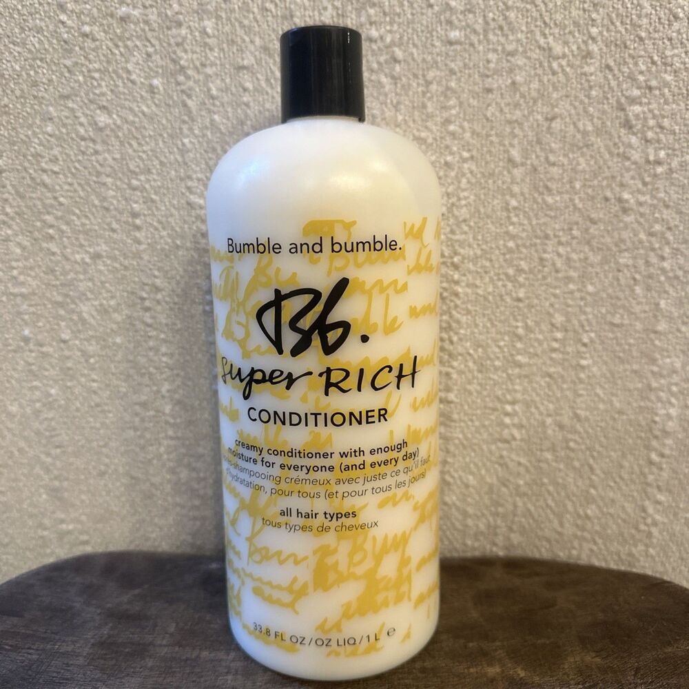 Bumble And Bumble Super Rich Conditioner, 33.8 OZ / 1 L, All Hair Types, Jumbo